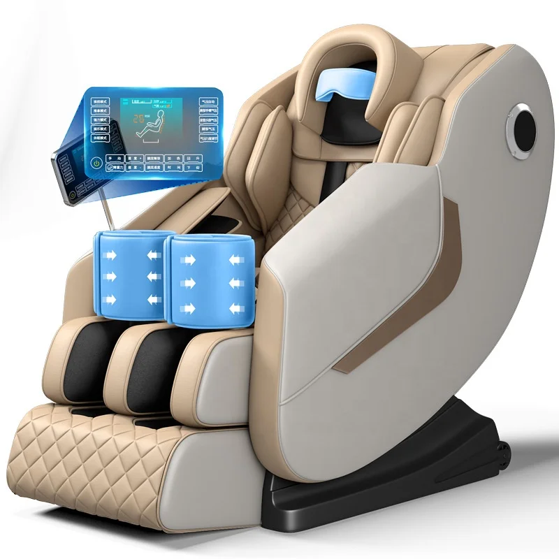 Luxury Shiatsu Zero Gravity Massager Chair SL Track 4D Body Massager Chair Touch Massage Chair