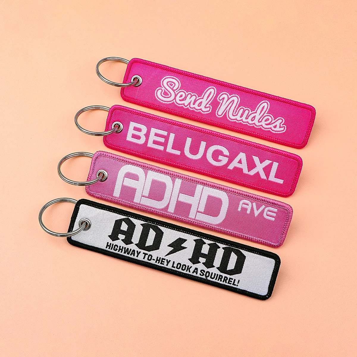 

Хорошие вещи, брелок для ключей, держатель для ключей с вышивкой, брелок для ключей для женщин и мужчин, брелок для ключей, аксессуары, подарки