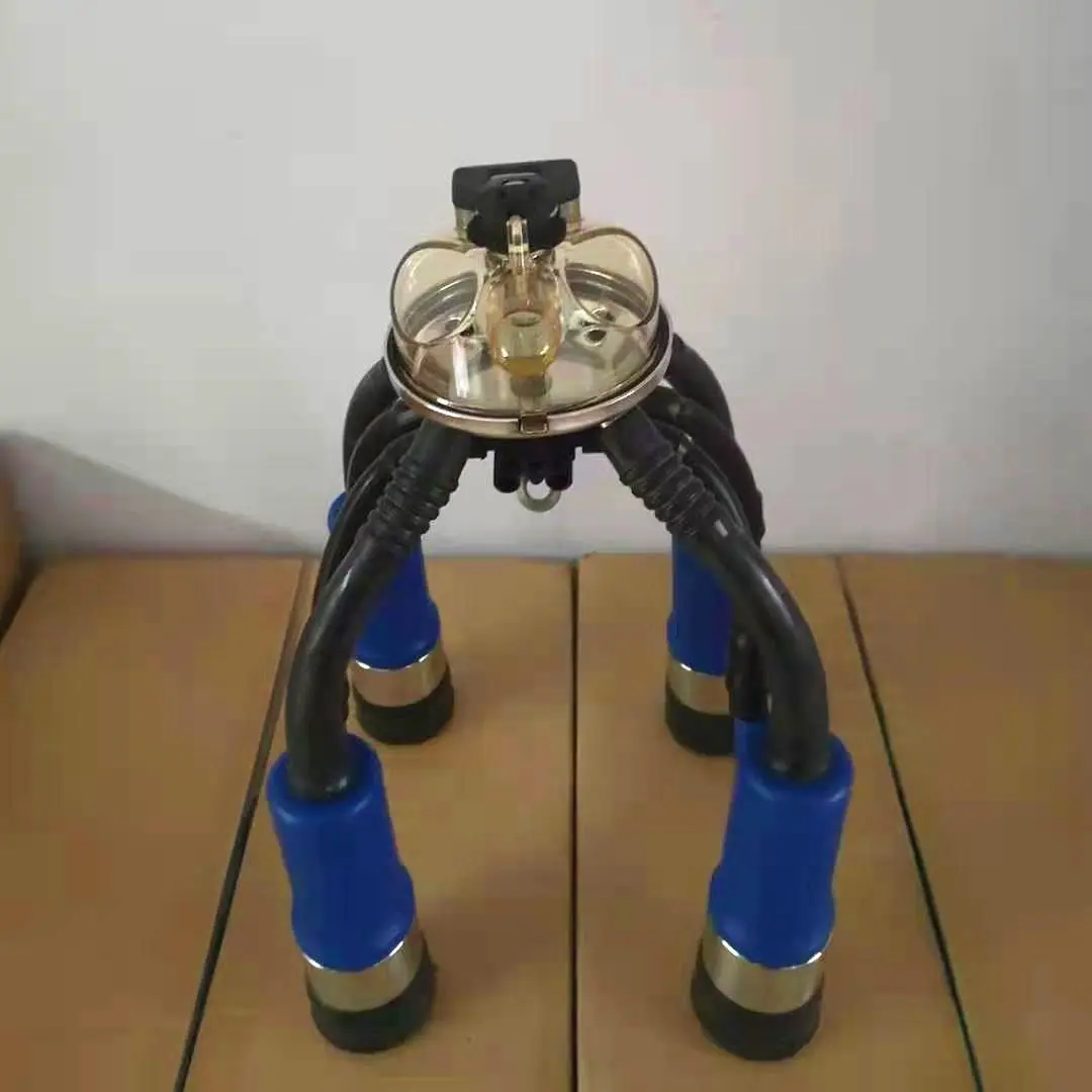 Milking hall accessories imported triangle lined cow pulsating milking machine special milk collector cup set