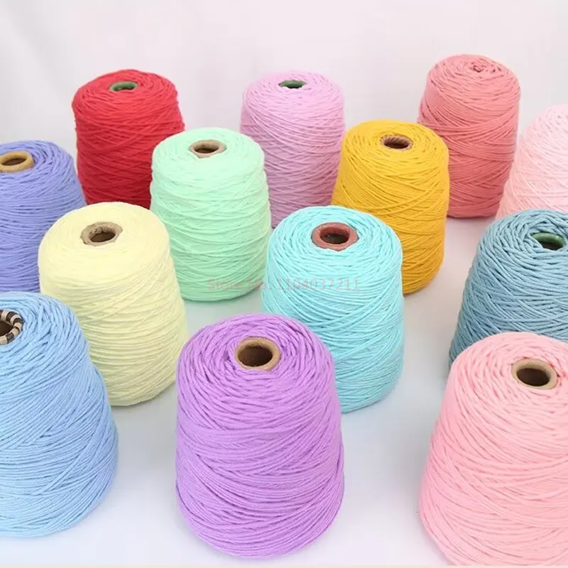 Tufted Yarn Professional Yarn For Tufting Gun 8 Strands Cotton Yarn For 400g Diy Customized Rug Making Weaving Knitting Yarn