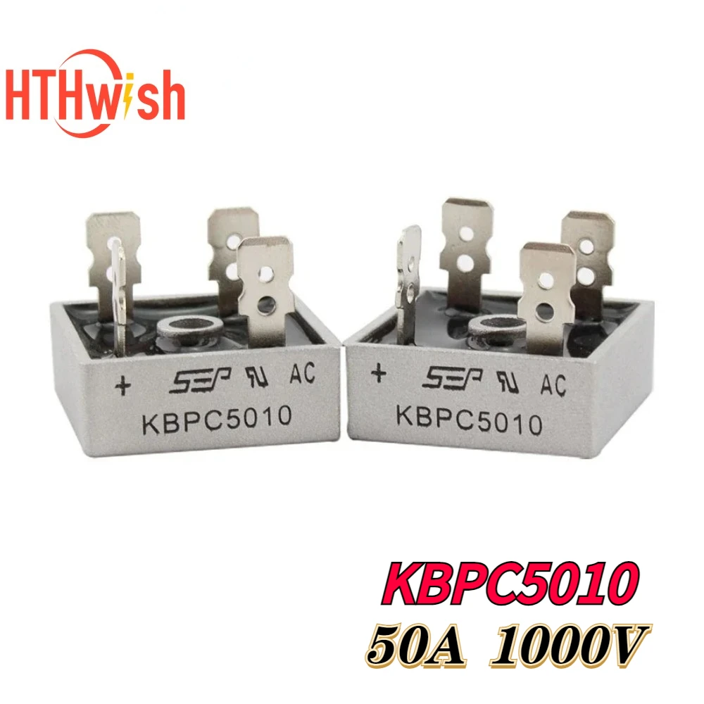 1-10pcs Diode Bridge KBPC5010 50A 1000V Diode Bridges Rectifier KBPC 5010 Power Rectifier Electronic Componentes KBPC5010 kit