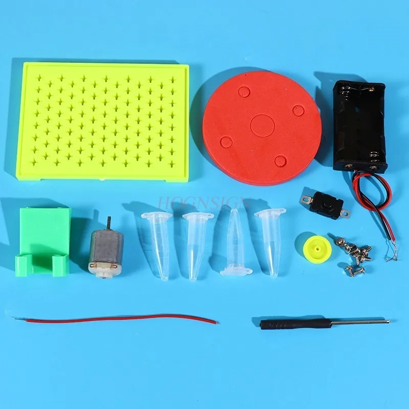 1set Centrifugal Experiment Technology: Students Hand DIY Science Experiment Toys, Children's Science Popularization Equipment