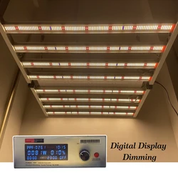 2025Newest 800W 1000W LED Grow Light Bar Full Spectrum Professional High PPF Digital Display Dimming Samsung Diode Growth Light