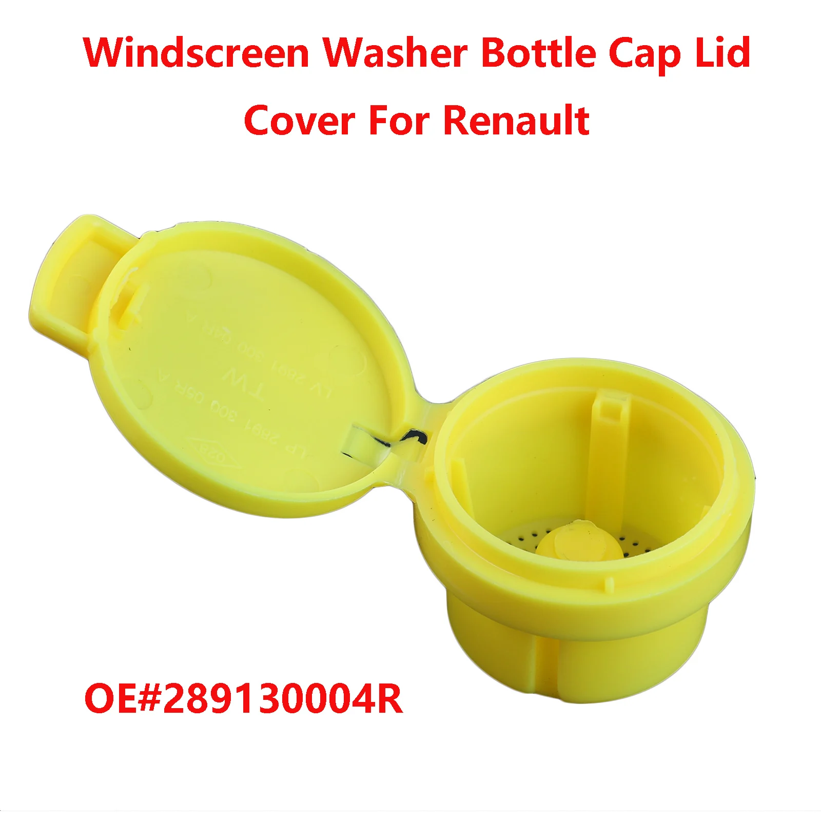 1X For Renault Scenic Megane Talisman Trafic Clio Captur Windscreen Washer Bottle Cap Lid Cover Fluid Reservoir Tank 289130004R