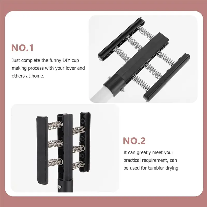 AB02 Tumbler Cup Holder Stand With Spring Clamp-Turner Designed Perfect For DIY Craft Tumblers And Epoxy Projects