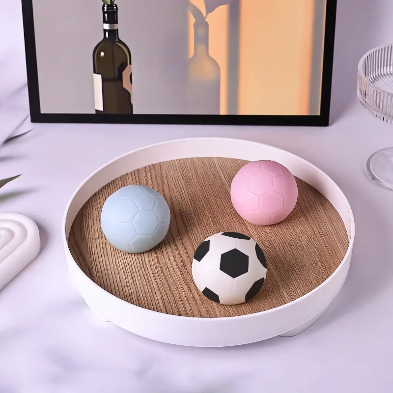 3D Football Crafts Silicone Molds DIY Football Modeling Aromatherapy Candle Gypsum Soap Resin Casting Mold Euro Cup Party Gift