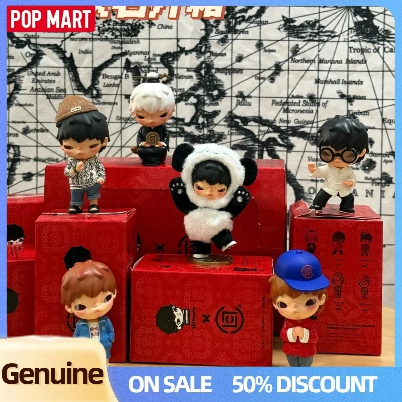 الرسمية حقيقية Popmart Hirono Clot 8.0 سلسلة صندوق أعمى اليدوية العصرية هدية حلية صندوق غامض هدية مفاجأة عيد ميلاد #1