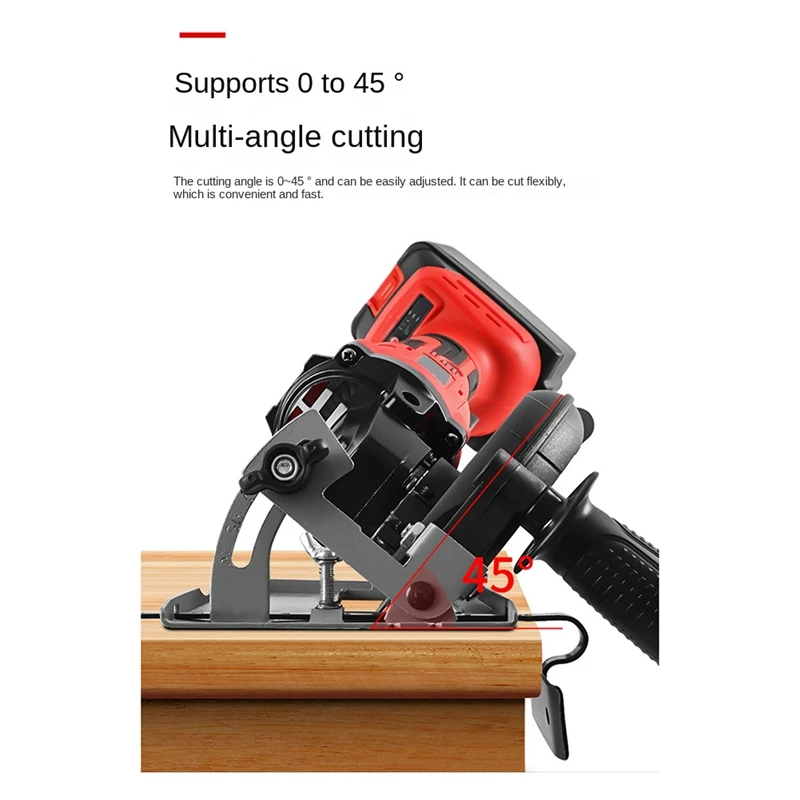 Hand Angle Grinder Converter To Cutter 40Mm Depth Adjustable Grinder Bracket To Cutting Woodworking Table Tool