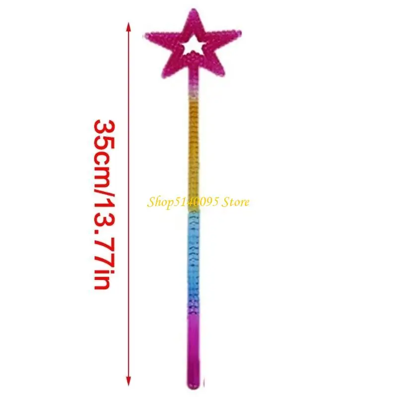 Dxae Star Princess Magics Wand voor kinderen Star Fairys Wands, Star Wands, Angel Magics Wands for Kids Girls Halloween Cosplay