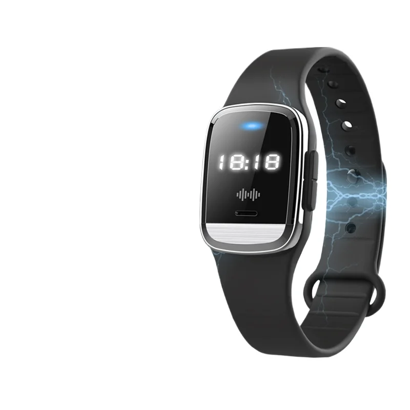 

Интеллектуальный беспроводной браслет для удаления статического удаления, внутренние и наружные электронные часы, звуковая волна, физический браслет от комаров