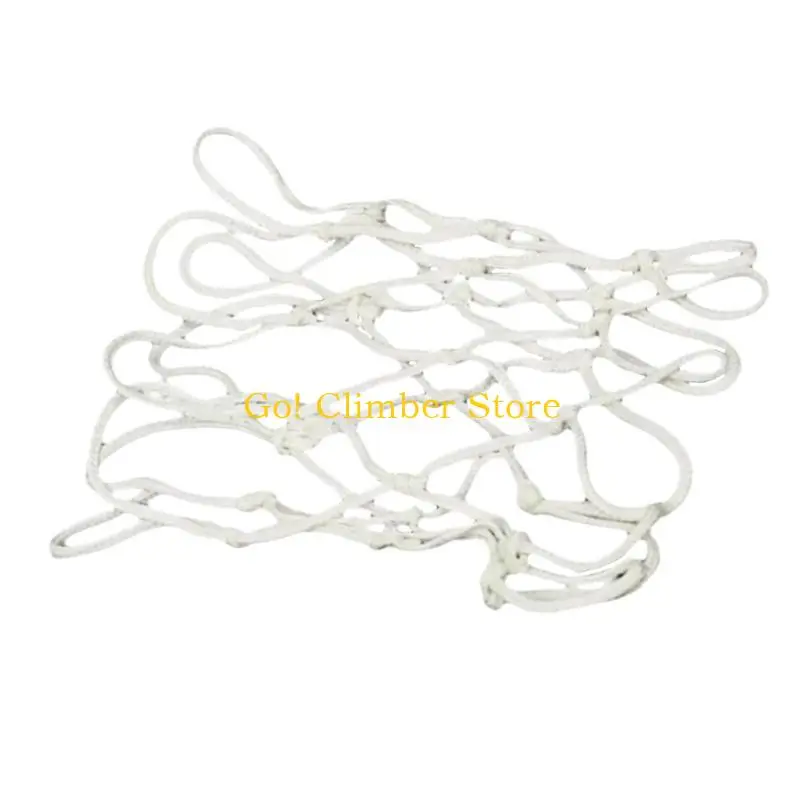 Q84C Nylon świecące felgi do koszykówki siatka 12 pierścieni standardowy rozmiar świecąca siatka do koszykówki Nightlight siatka