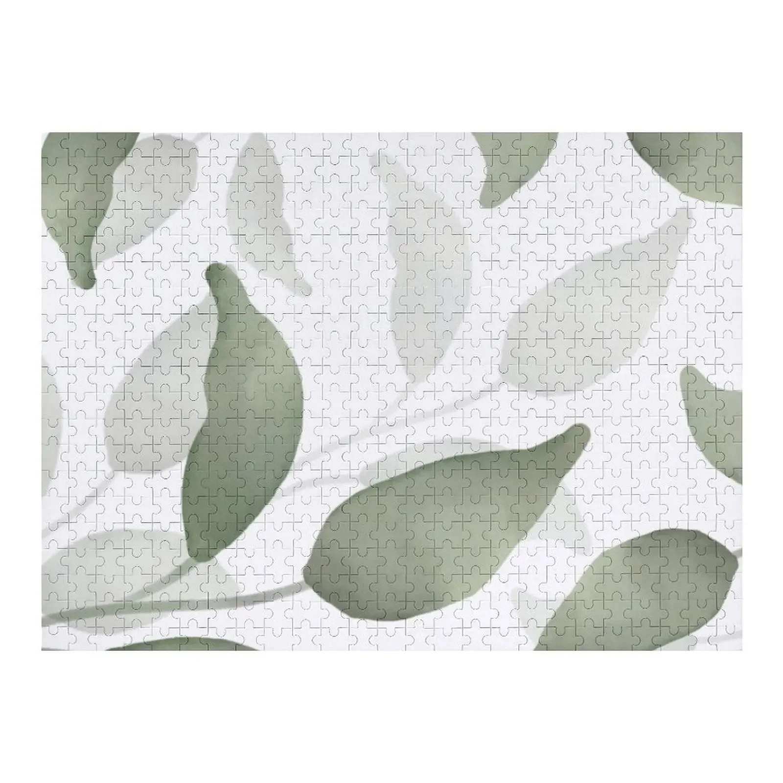 

Green Leaf print Jigsaw Puzzle Animal Personalized Baby Toy Puzzle