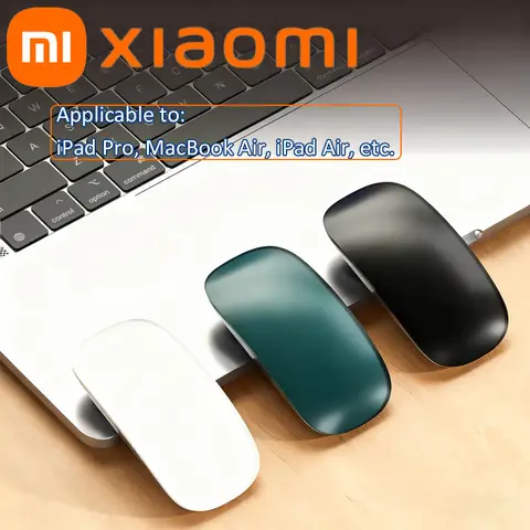 Xiaomi Wireless Multi-Touch Bluetooth Mouse Rechargeable Silent Mouse Ergonomic Portable PC Smartphone Tablet Universal Mouse