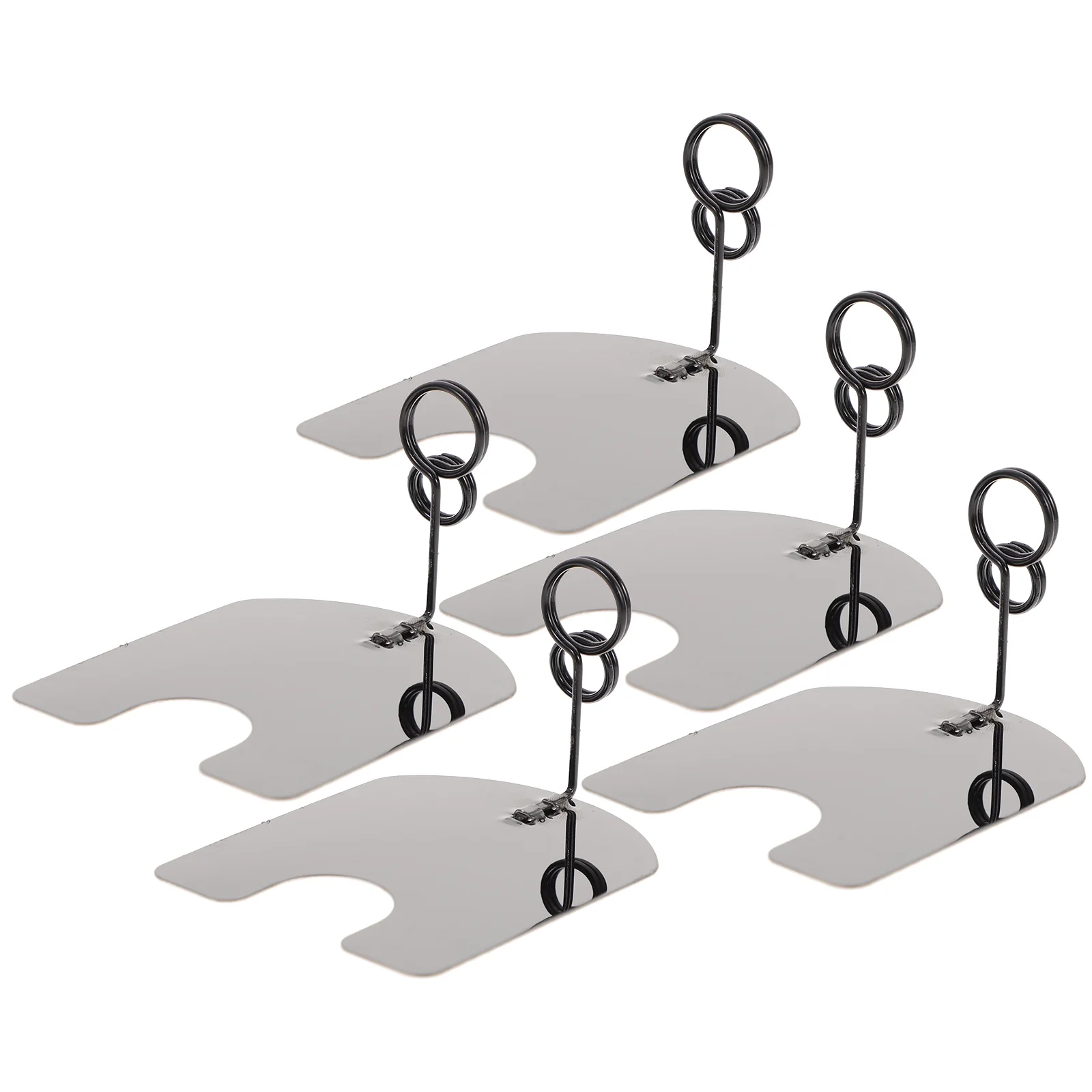 

5 Pcs Price Tag Clip Display Rack Paper Photo for Tables Desk Table Holders Place Card Holders Paper Clip Holder Signage Card