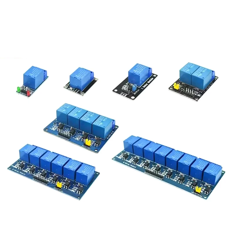 1pcs 5v 1 2 4 6 channel relay module with optocoupler Relay Output 1 2 4 6 8 way relay module for arduino In stock