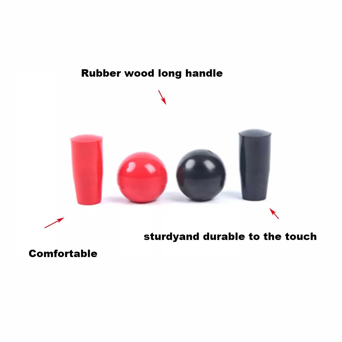 

Rubber Wood Long Handle Cover/Short Handle Cover/Handle Ball Red And Black M6 M8 M10 M12 M16