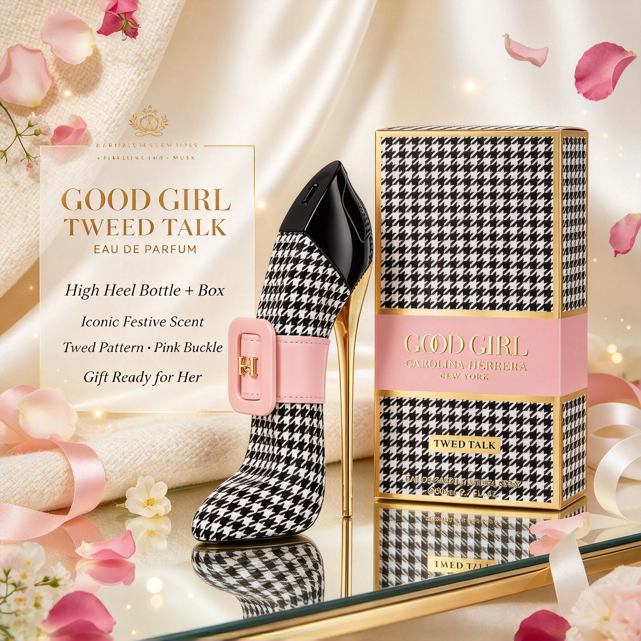 カロリーナ・エレーラ グッドガール ツイードトーク オードパ - Good Floral & Wedding Decor Supply Photos のレビューと価格
