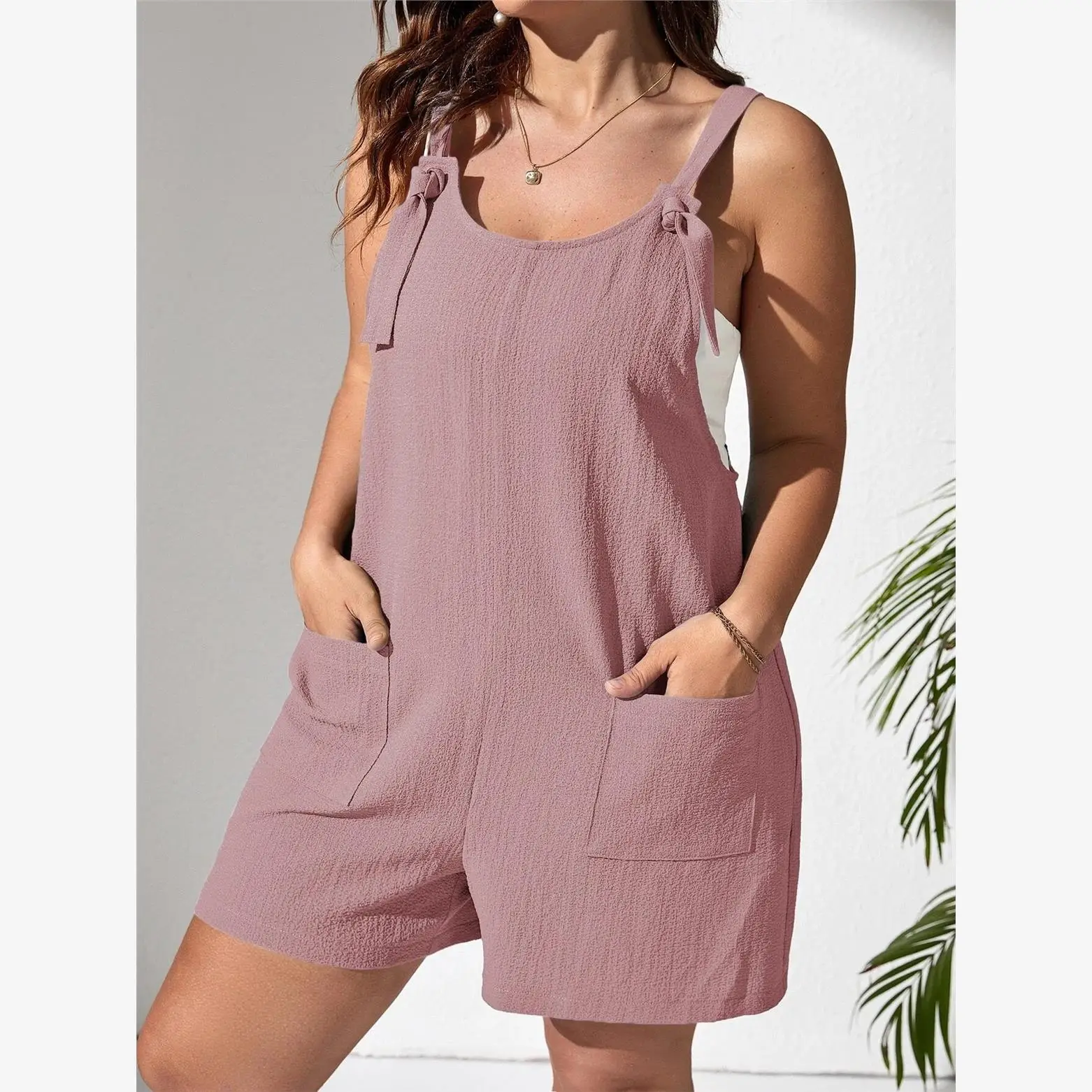 Gilet casual di grandi dimensioni tuta da donna pantaloni da pendolarismo Sle fibra di poliestere l vita pantaloni a T-quarzo