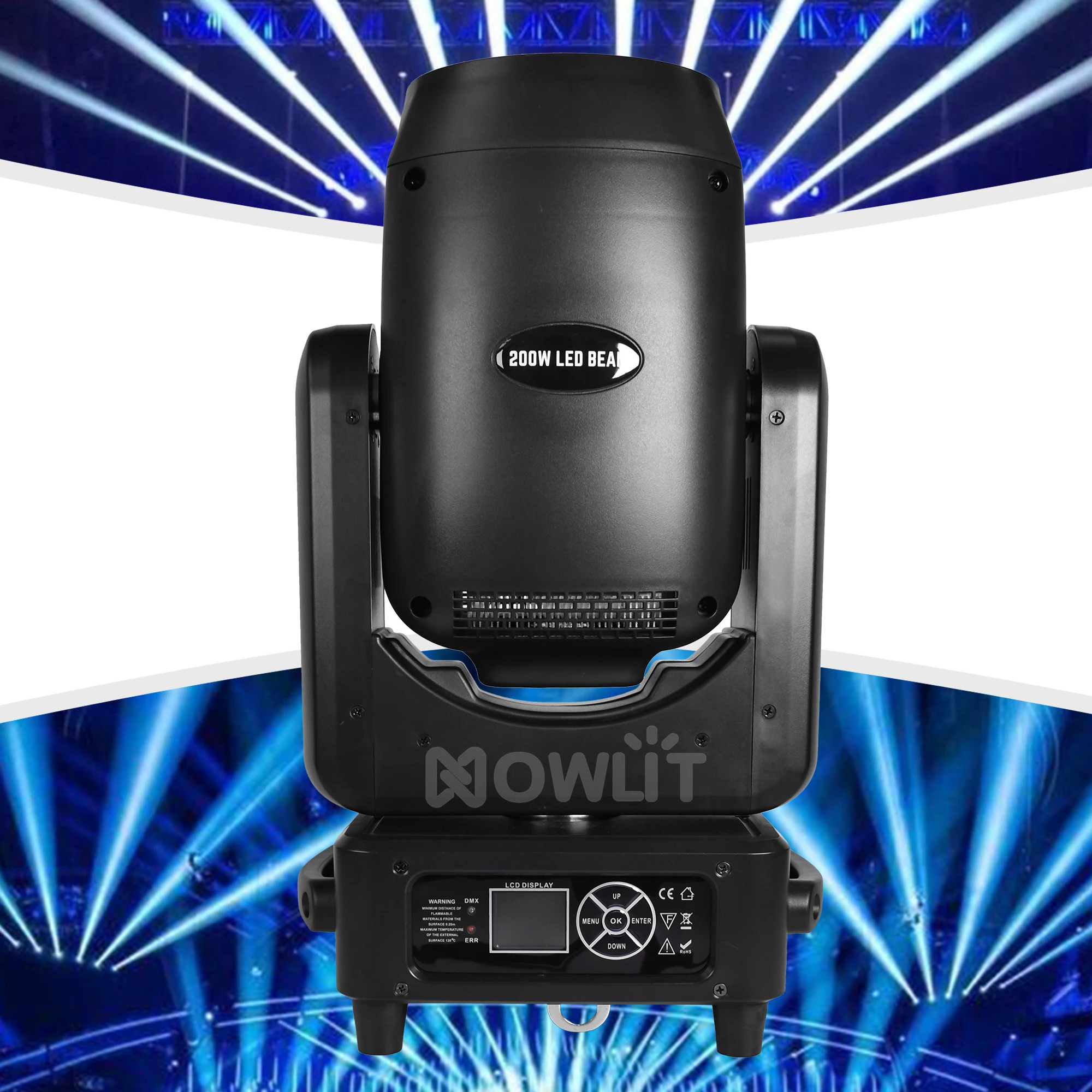 150W LED Beam Moving Head Light DMX512 Control Spotlight For Disco Party Show Stage Event Lighting
