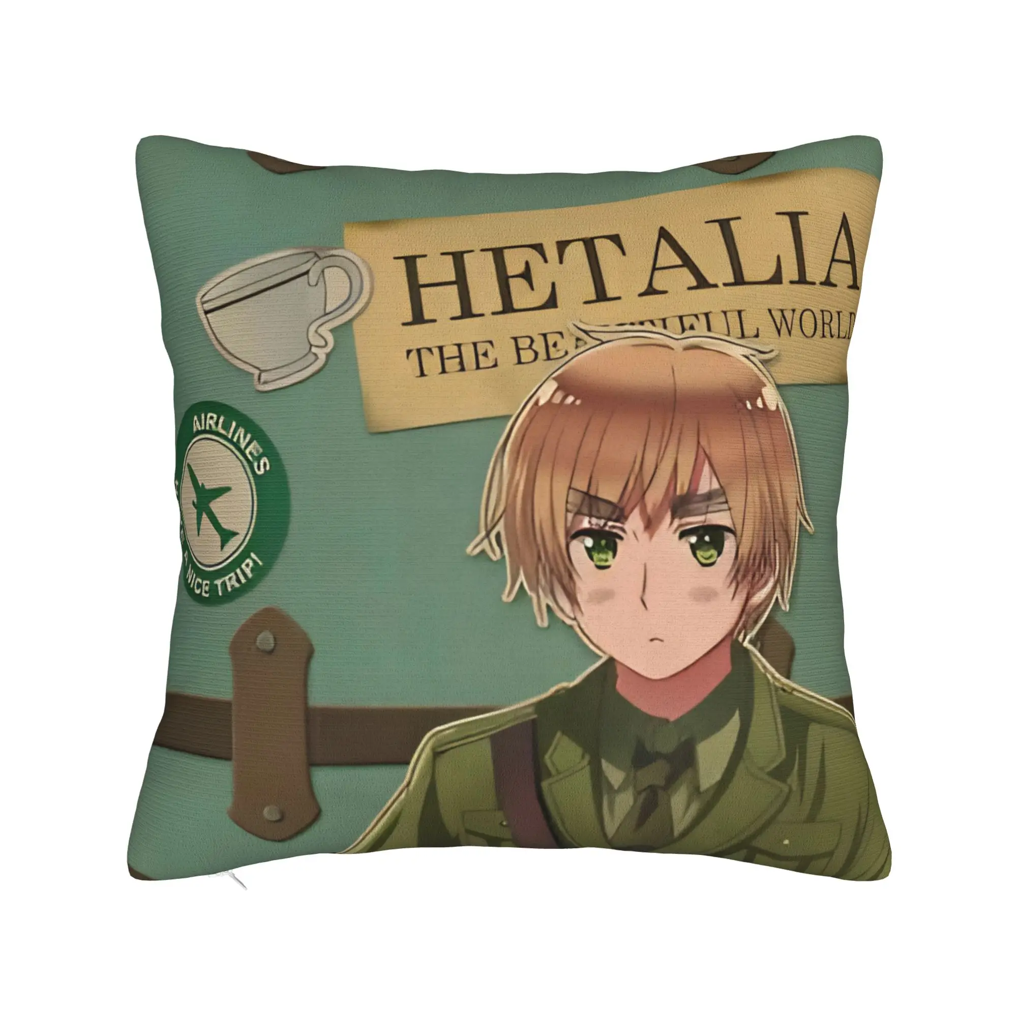 Hetalias Axis Powers Pillow Covers Merchandise Printing Cushion Cover Gift  Pillow Case Cover Home Multi Size