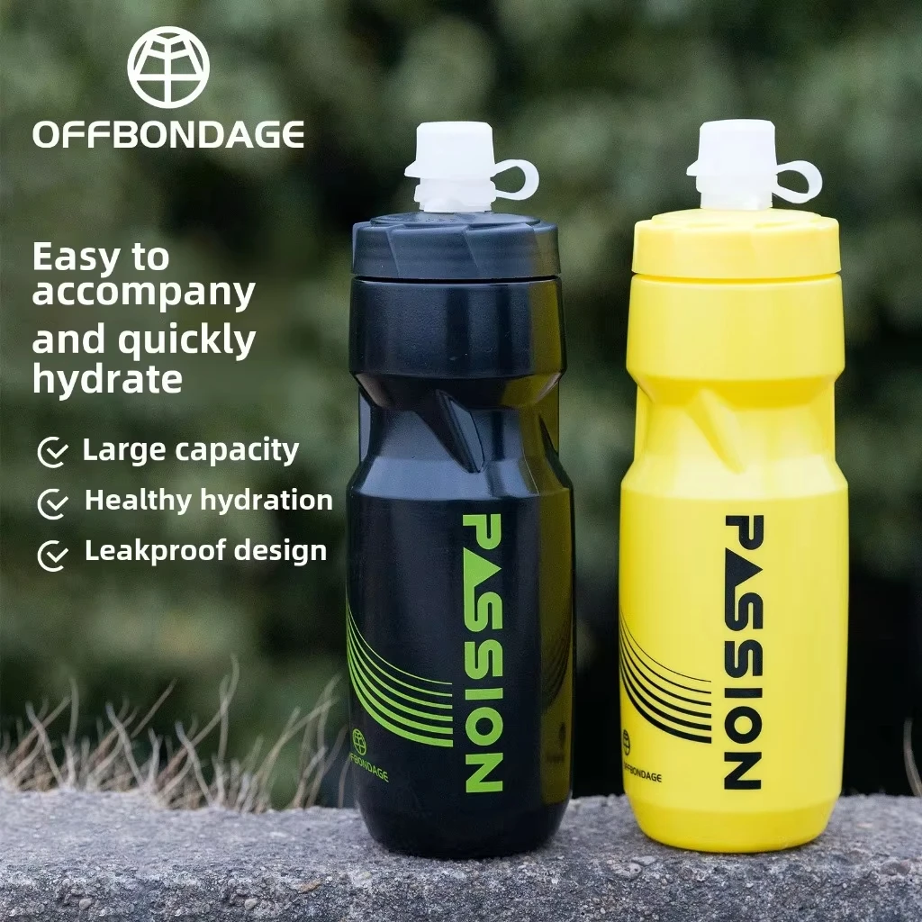 

OFFBONDAGE Bicycle Bottle MTB Road Bike Water Bottle Outdoor Sports Plastic Portable Large Capacity Drink Gym water bottle 710ml