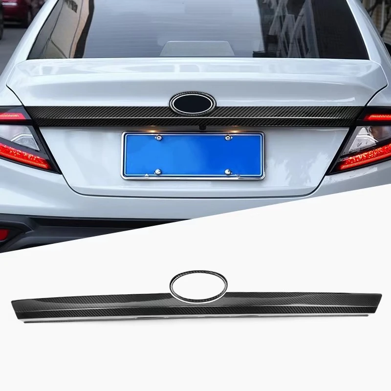 

Carbon Fiber Real Trunk Trim Strip Auto Decoration Accessories Exterior Protection for Subaru WRX 2022 2023