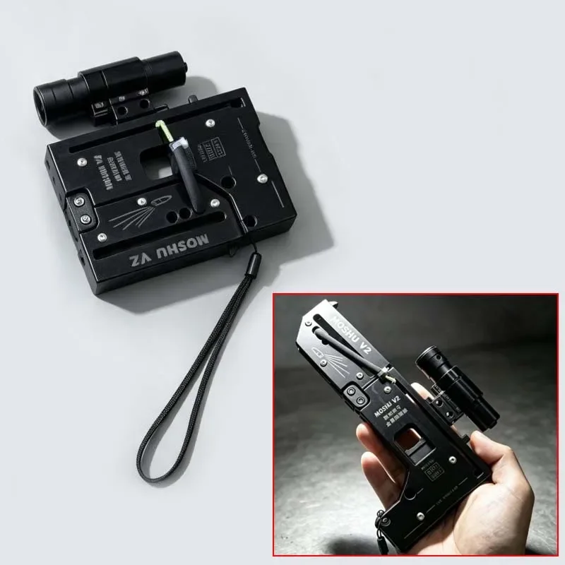 1PC Outdoor Portable EDC Metal Pocket Folding Deformation Camping Toys Tool