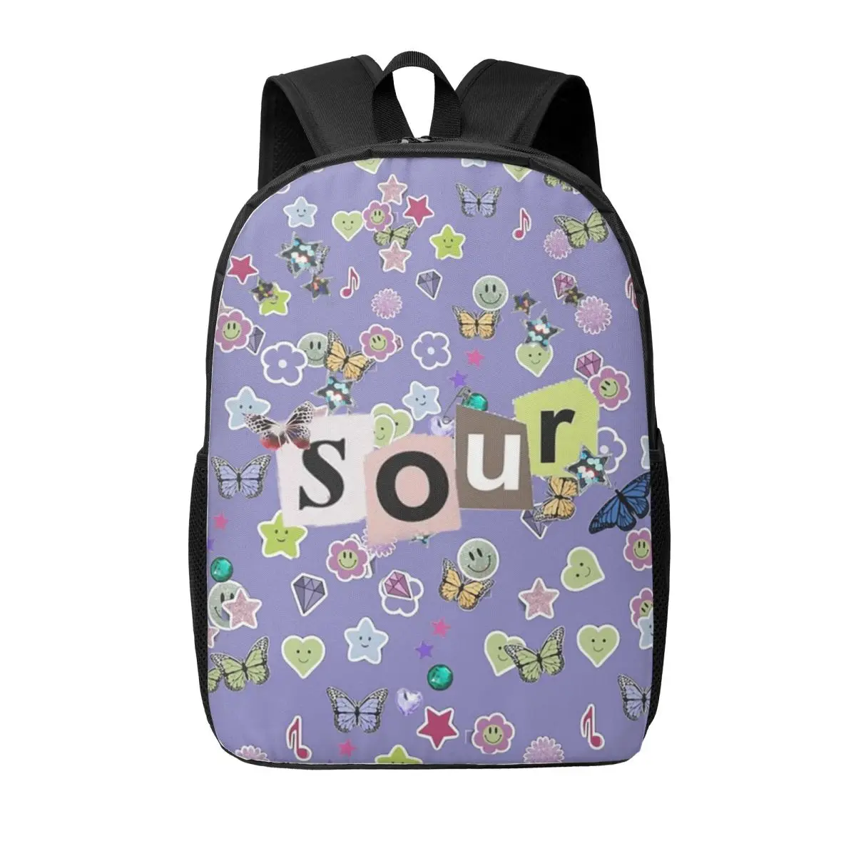 

Sour Designs Woman Backpacks Boys Girls Bookbag Fashion Children School Bags Portability Laptop Rucksack Shoulder Bag