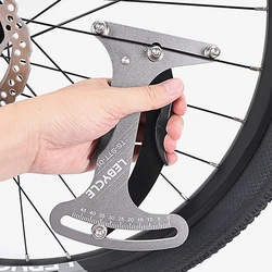 Lebycle CNC Bicycle Spoke Tension Meter Wheel Builders Tensioner Tool Spoke Wrench Checker Indicator Accurate Stable Tool