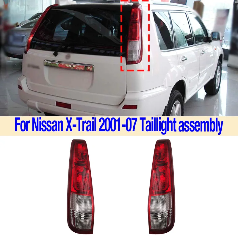 Para Nissan x-trail 2003 04 05 06 2007 luz trasera luz trasera lámpara trasera linterna trasera soporte luz de respaldo
