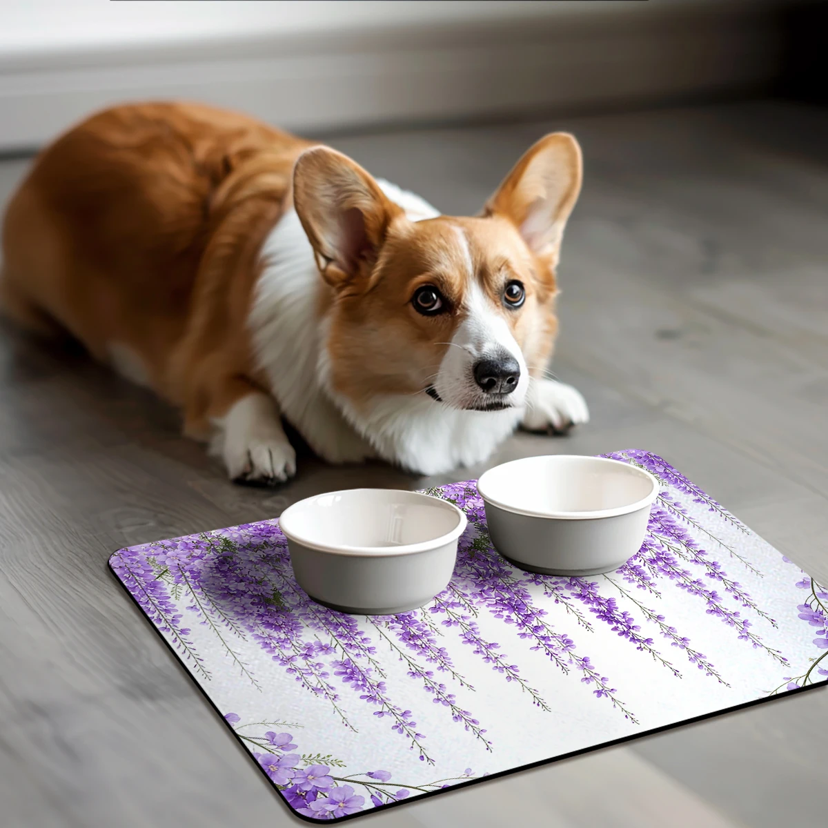 Mosaic Pattern Polyester Absorbent Mat - Stylish Decorative Mat for Home, Ideal for Kitchen & Bathroom Use