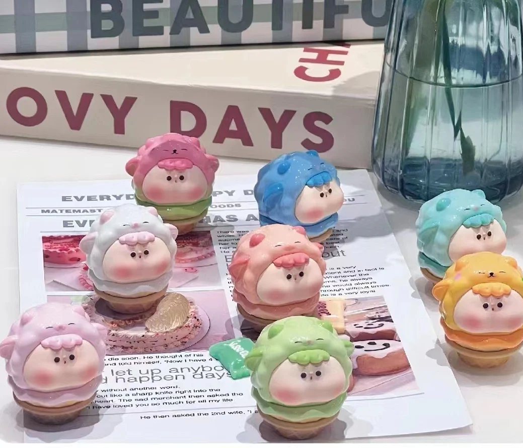 

Genuine DUDU Animal-themed ice cream Cute Mini Figures blind box Dudu ice cream Decorative item mystery box