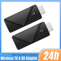 50M Wireless HDMI-compatible Video Transmitter Receiver Kits HDMI Extender Adapter TV Stick Dongle 1080P for Monitor PC Laptops