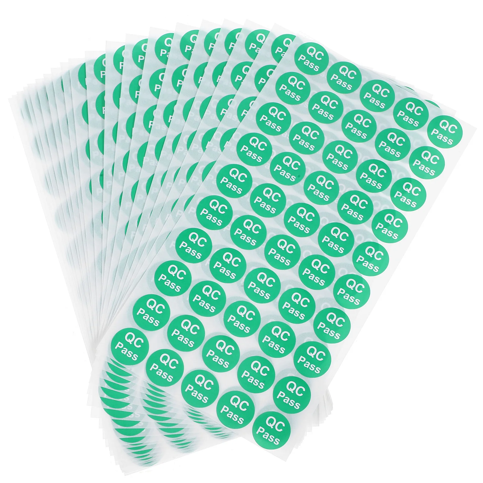 

1000pcs Qualified Tags Adhesive Qc Passed Labels for Warehouse Tested Stickers Unqualified White Status Shipping File Folder