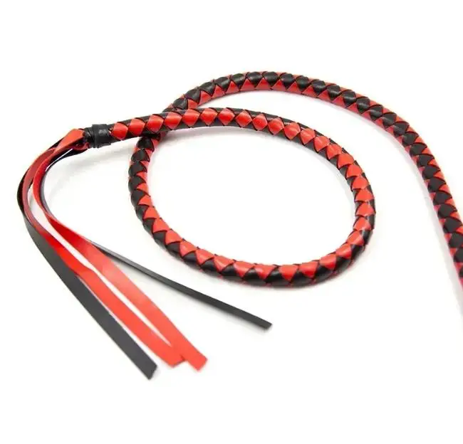 Multicolor Equestrian Riding Crop Horse Training Whip Black Red Pink