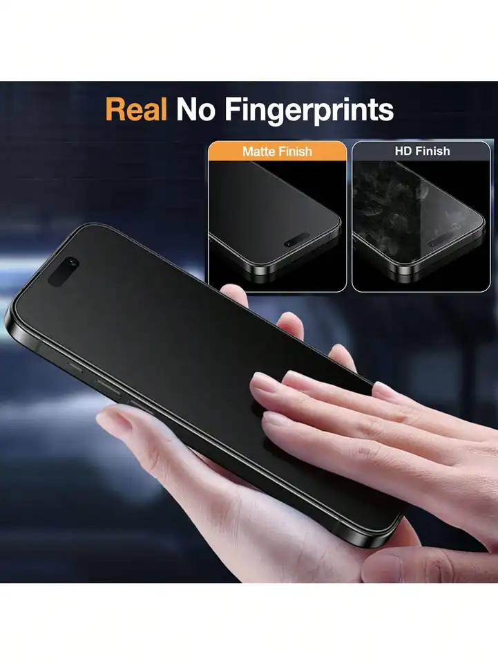 3 Piezas Protector de Pantalla Mate Antiespías Compatible con iPhone 17 Pro Max/17 Pro/17 Air/17/16 Pro Max/16 Pro/16 5