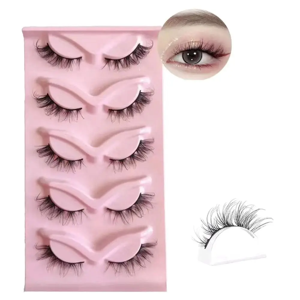 Fox Eyelashes Flying Eyelashes Cat Eye Lashes New 3D Design Wispy Natural Mink Fake Lashes Makeup Eyelash