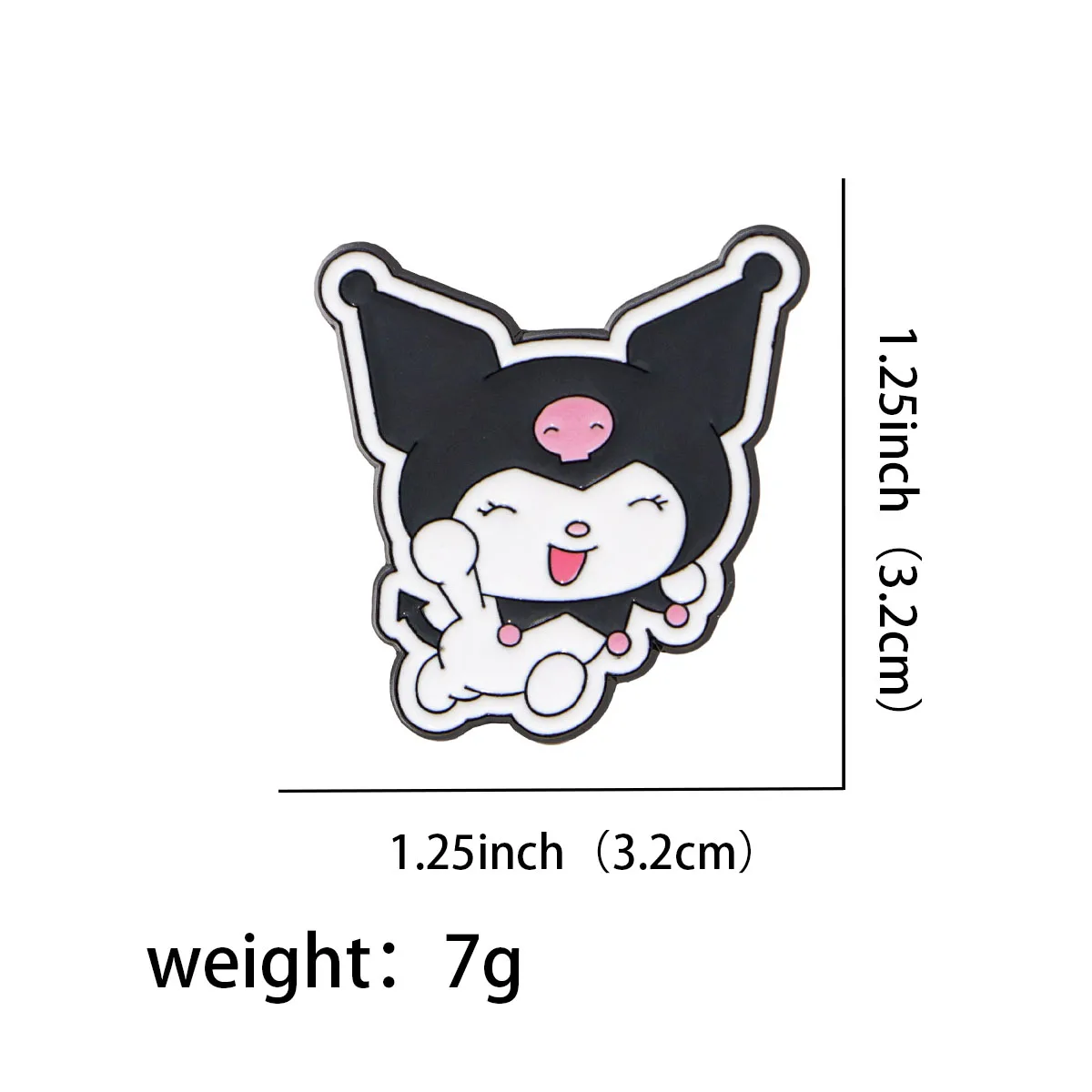 Kawaii Lapel Pins for Backpacks Manga Briefcase Badges on Backpack Brooch for Clothes New Fashion Accessories 4pc/Set