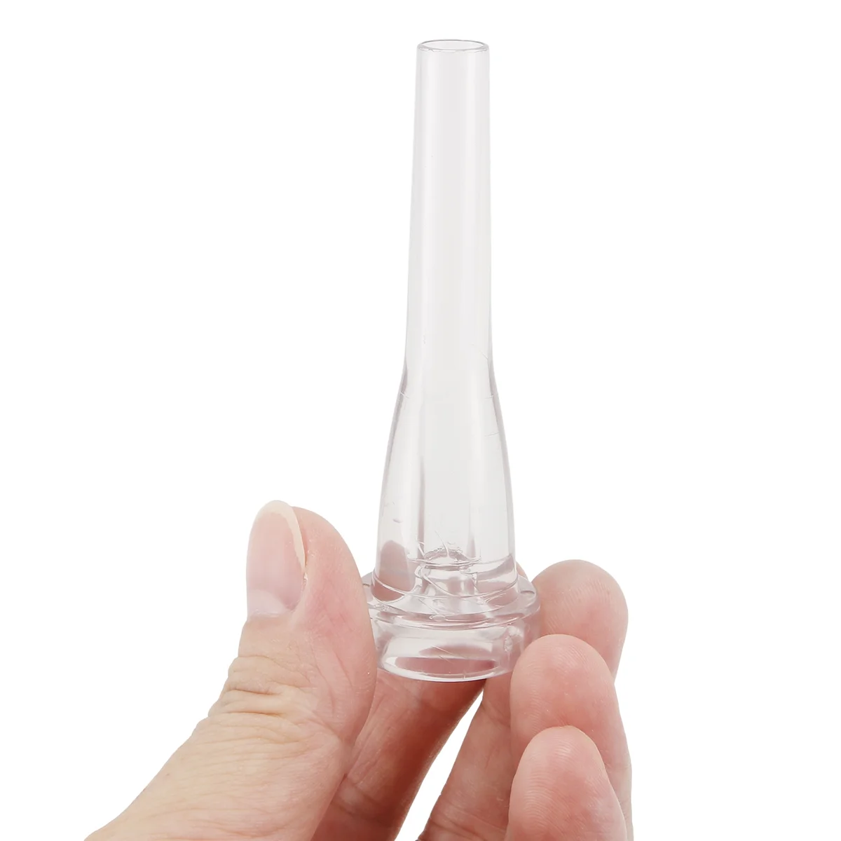 SMIEA Bocchino per tromba in ABS misura Meg 3C per parti di accessori per tromba musicale per principianti di Bach o esercizi per le dita, bianco