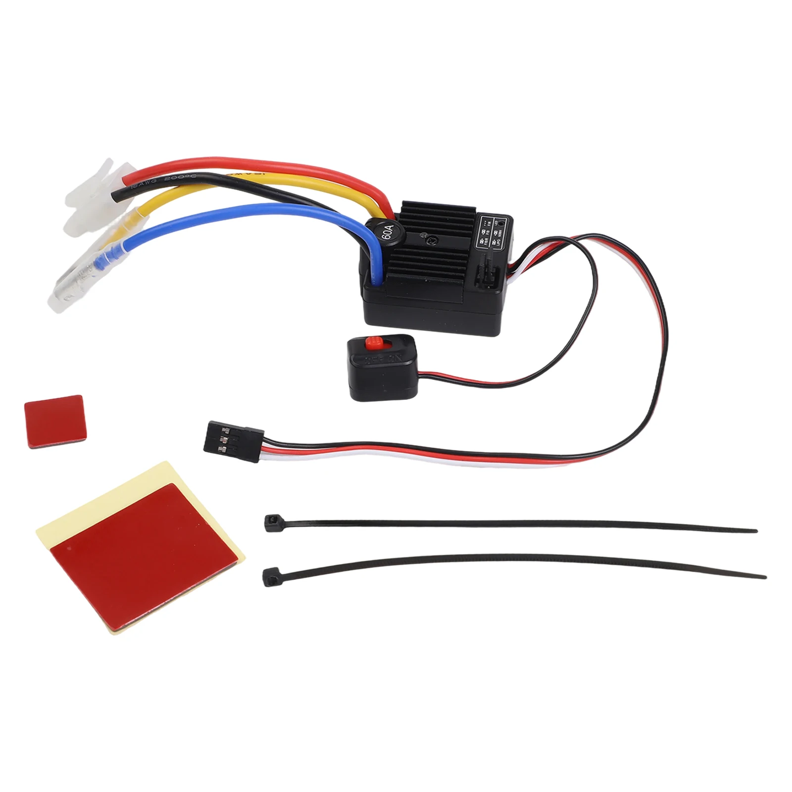 60A/360A Brushed Electronic Speed Controller 6-12V ESC With XT60-Interface And Forward/Reverse Modes For 1/10 RC Car And Boat