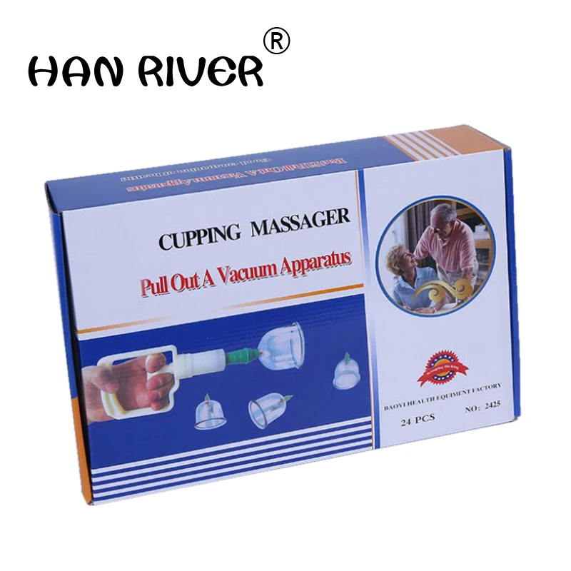 

HANRIVER Vacuum cupping, 24 cans household suction type gun magnets thickening cupping