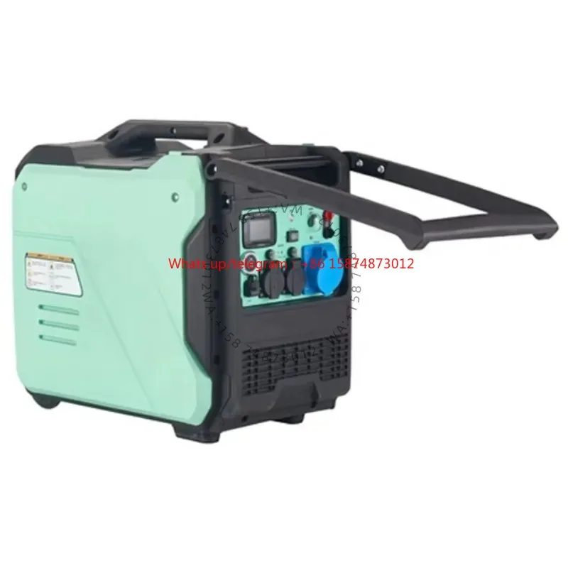 Portable 5000 Watt Silent Digital Inverter Petrol Generator Four Stroke Engine 50Hz Frequency