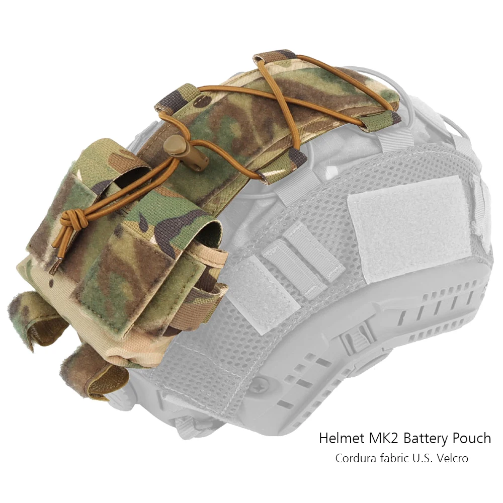 Tactical Helmet Battery Pouch MK2 Battery Pack M-LOK Helmet Counterweight Pack  Airsoft Hunting FAST Helmet Accessories