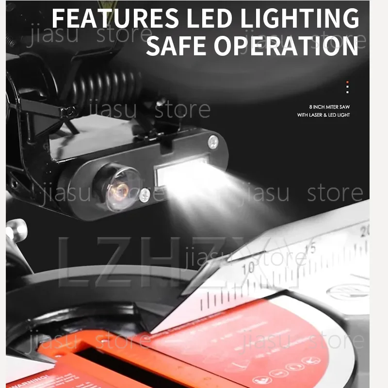 

8-inch/10-inch Pull-Rod Bevel Saw for Aluminum High-Precision Woodworking Aluminum Alloy 45° Angle Aluminum Cutting Machine