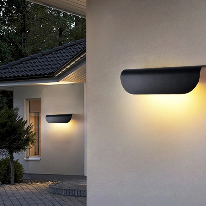 

Waterproof Outdoor Wall Lamp Balcony Courtyard LED Indoor Bedside Simple Hotel Guestroom Corridor Background Decoration Light