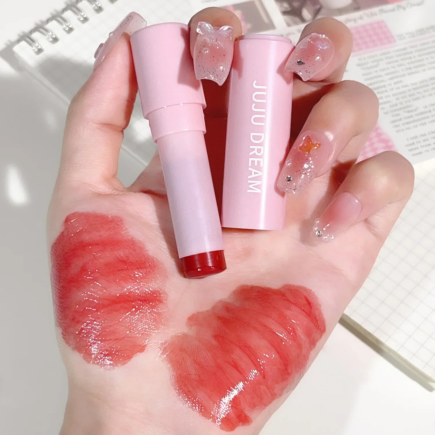 3-teiliges Set Feuchtigkeitsspendend, feuchtigkeitsspendend, aufhellende Lippenlinien, Farbwiedergabe, langanhaltendes Make-up, nährendes Lippenset – Detail 2