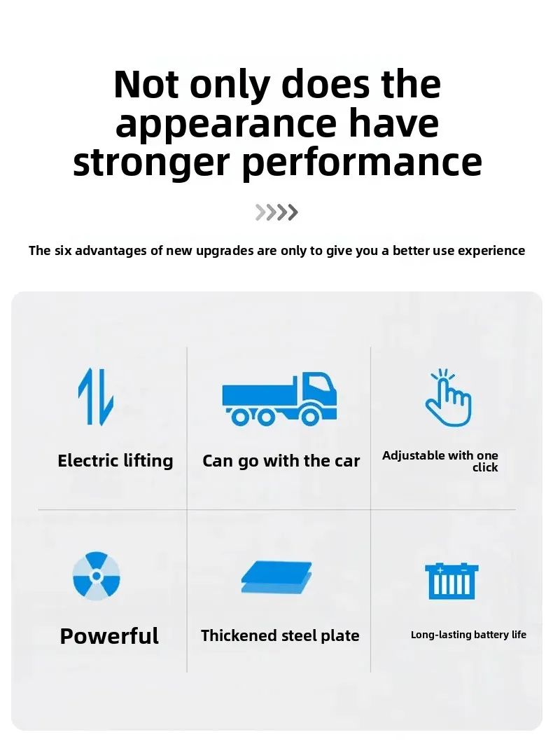 Tragbarer elektrischer hydraulischer Scherenhebetrol – zum Laden, Entladen und Heben von Fracht