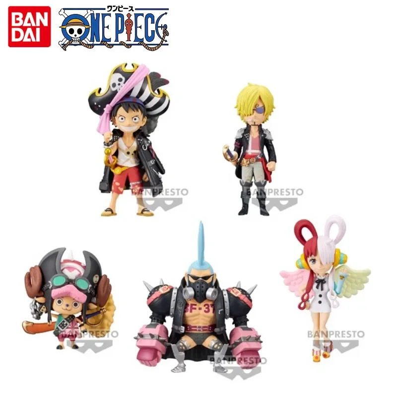 

Genuine Bandai ONE PIECE FILM RED Anime Figure WCF Luffy Uta Action Figure Toys for Boys Girls Christmas Gift Collectible Model