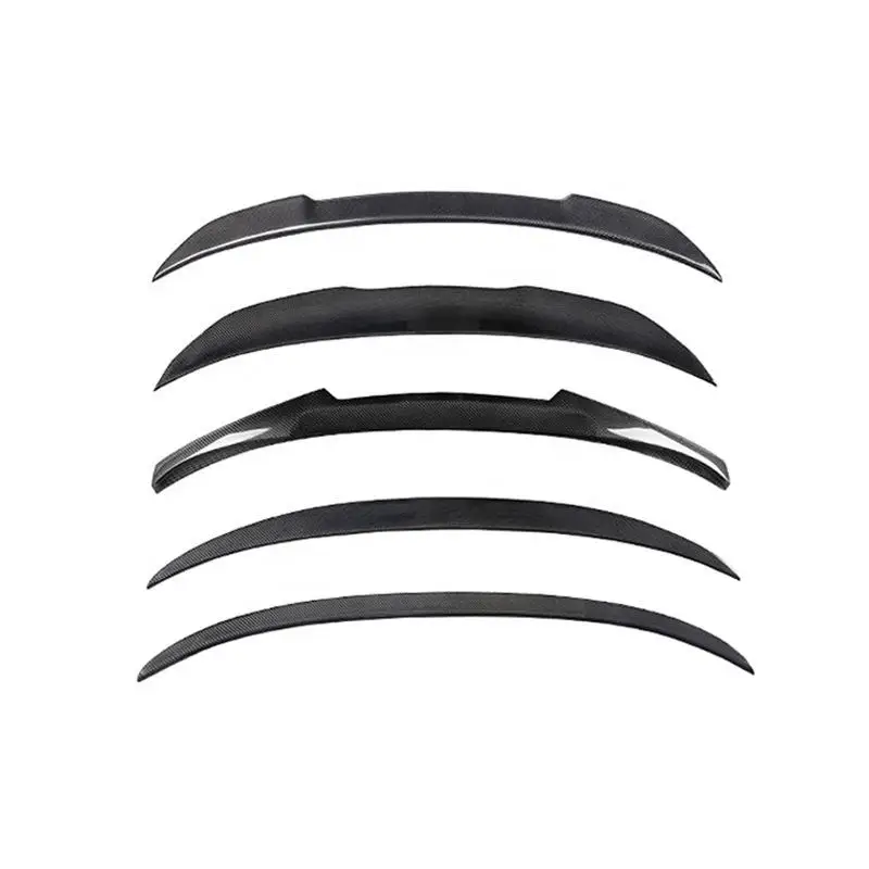 High Quality Universal Carbon Fiber Lightweight Dry Carbon Car Hatchback Rear Boot Spoiler