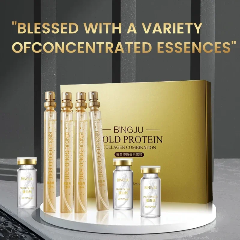 

Beauty collagen line can absorb facial filler protein line, lift muscle, carve anti-aging essence facial skin care gift box